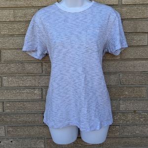 $5 Sale! J. Crew Striped Crew Neck Pocket T-Shirt